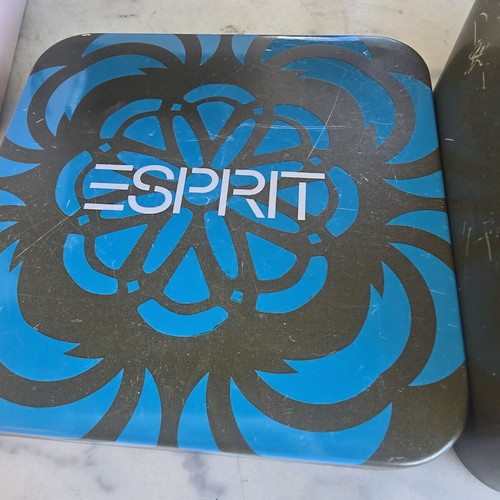 Esprit crystal watch new in box with black bezel