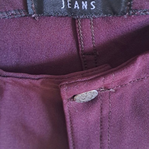 Navaho women's flared pants new, eggplant-bordeaux color, size L