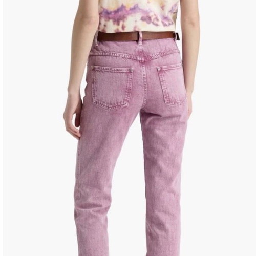 Isabel Marant Etoile straight pink jeans new with tags size FR 34