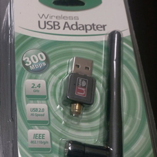 WiFi antenna like new, 300mbps extension with installation CD