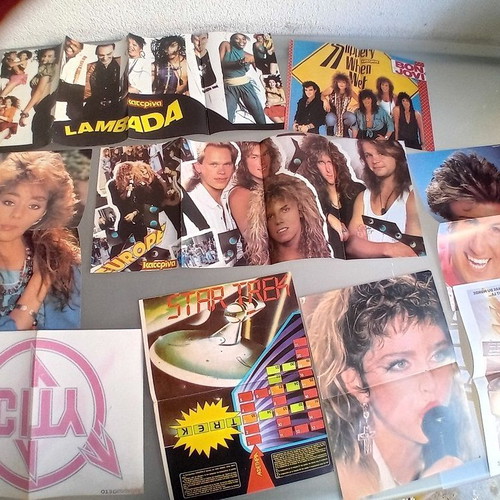 1980s posters like new, over 1000, featuring foreign singers