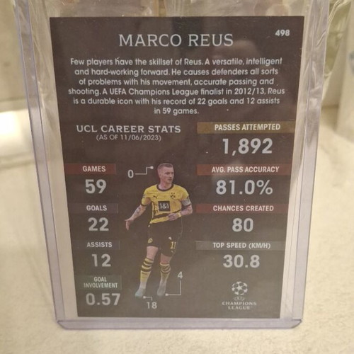 Marco Reus Topps Black Edge Edition card