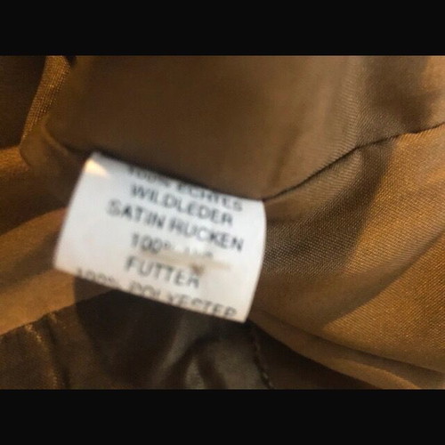 Leather vests unisex vintage, like new, brown size M and black 38, pack of 2