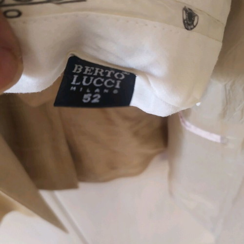Bertolucci linen suit used, men's