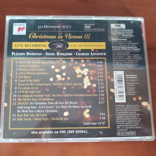 Christmas In Vienna III CD used with some scratches