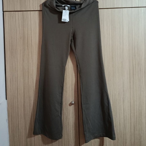 H&M Leggings and Ribbed Shirt new, beige and brown