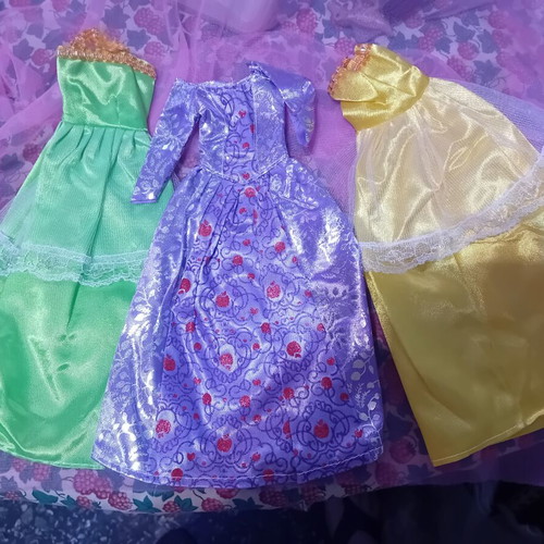 Doll dresses set of 3 new for 12" dolls