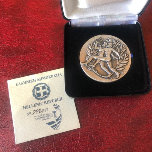 Commemorative Medal of 6th IAAF World Championship used