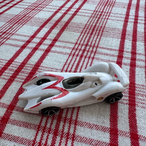 Speed Racer Mach 6 used white red race car McDonald's 2008