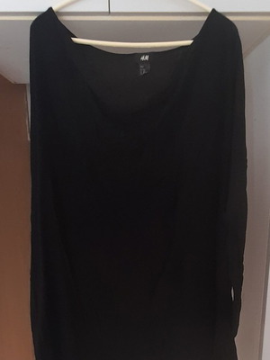 Μακριά μαύρη φαρδιά μπλούζα H&M μέγεθος XL