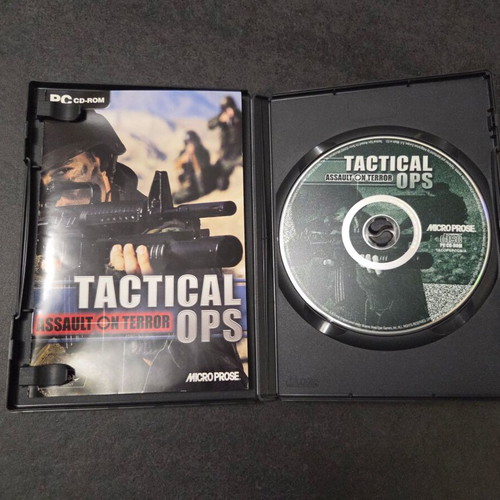 Tactical Ops Assault on Terror PC game used with English manual