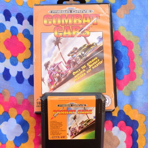Combat Cars Sega Mega Drive game used, good to like-new condition