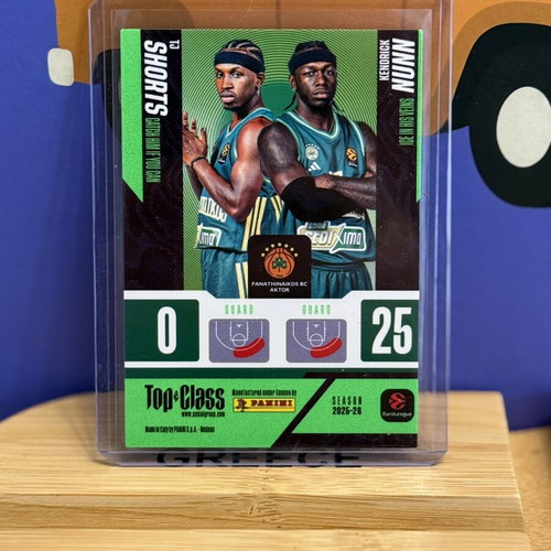 Pao BC Panini card like new