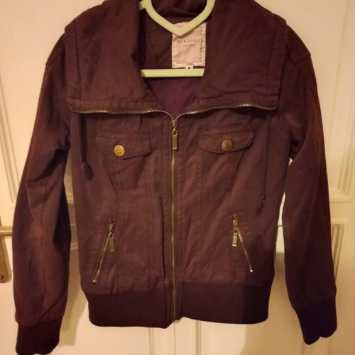Bershka jacket like new, purple, size M