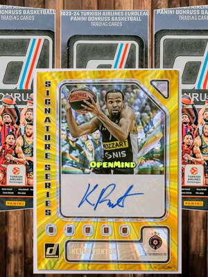 Punter Signature Auto Gold Lazer Card numbered /10, Barcelona Donruss Euroleague 2023-24 new