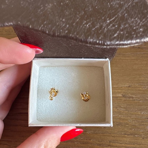 Thomas Sabo earrings set new, gold plated
