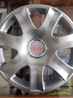 Τάσια τροχών 14'' Kia νέα, ασημί, σετ 4 τεμαχίων