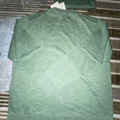 Gant L Green sweatshirt new, organic cotton, crew neck