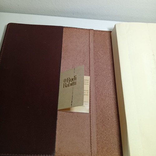 Rudi Rabitti leather organizer agenda