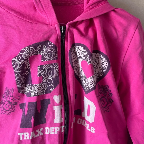 Girls' cardigan 8 years used, pink, size 128 cm