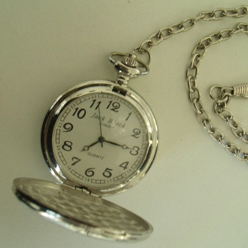 Jack Black London pocket watch like new, quartz mechanism