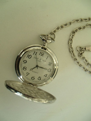 Jack Black London pocket watch like new, quartz mechanism