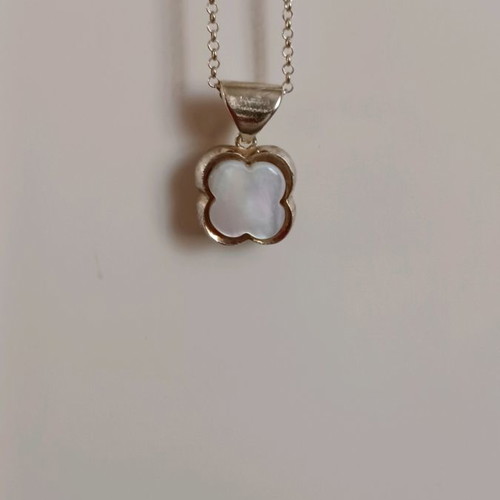 Loisir silver gold-plated necklace new, 40 cm chain