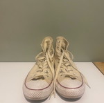 Concerse All Star No 42 used beige sneakers