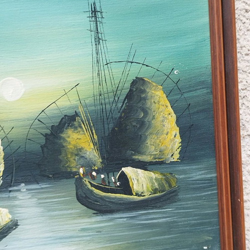 Dutch oil painting on canvas used