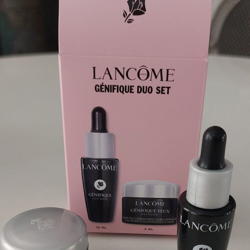 Lancôme Génifique Ultimate Duo Set Serum 10ml Eye Cream 5ml new