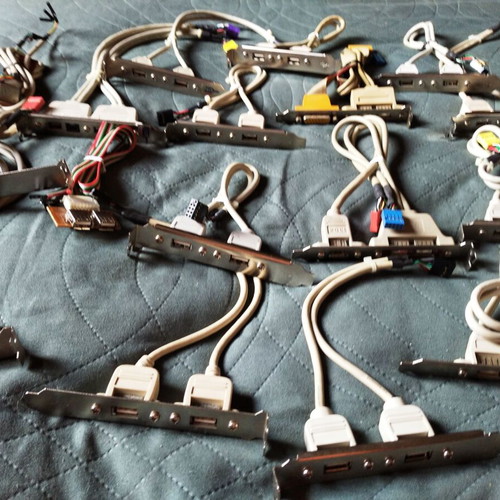 Usb ports for PC used, pack of 18 pieces
