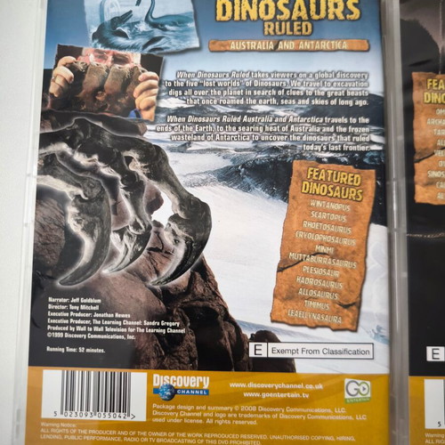 When Dinosaurs Ruled DVD set like new