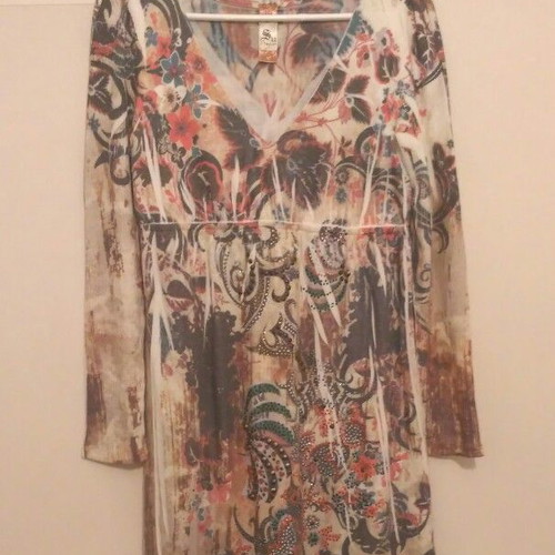 Dress S-12 used, cotton, one size, blouse dress
