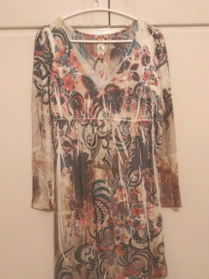 Dress S-12 used, cotton, one size, blouse dress