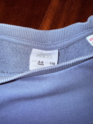 Zara boys' set used, size 4 years, blue