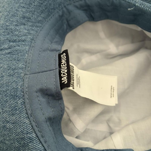 Jacquemus denim bucket hat like new, size 58, blue