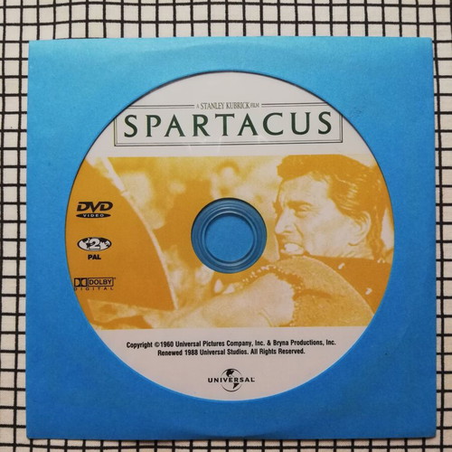 Spartacus DVD like new with Greek subtitles