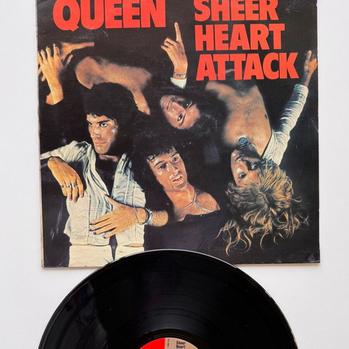 Queen Sheer Heart Attack LP used, Greek reissue 80s