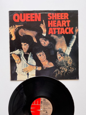 Queen Sheer Heart Attack LP used, Greek reissue 80s