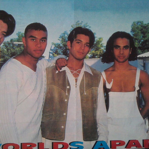 Worlds Apart & Mark Oh poster used, size 29.3x23