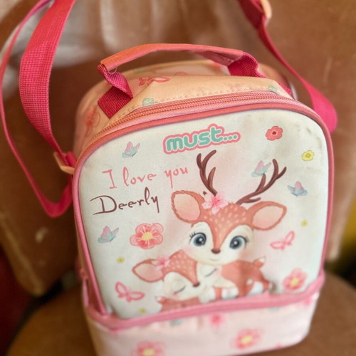 Kids Bag Must "I love you Deerly" pink, very good condition