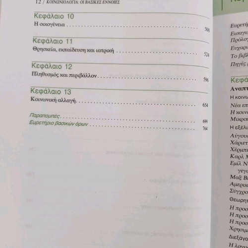 Sociology The Basic Concepts book like new, Greek