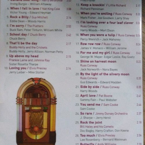 1957 CDs used, pack of 8 with greatest hits