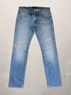 Jeans Meltin Pot Large used, medium washed, straight leg, size 32
