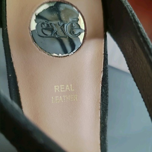 Exe sandals used, black, size 39, high heel
