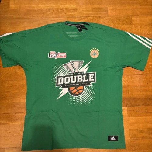 Tshirt Panathinaikos Basket Adidas Large 2021 double like new