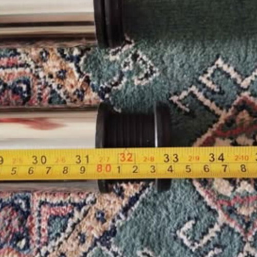 Adjustable furniture legs like new, set of 4, 80cm height
