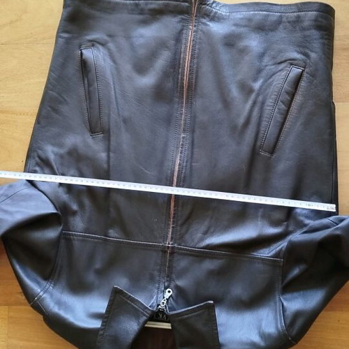 V.K. Vasiliadis leather jacket size M like new, brown