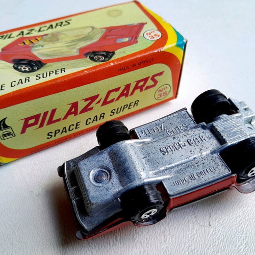 Pilaz Space Car metal die cast toy car new from 70s