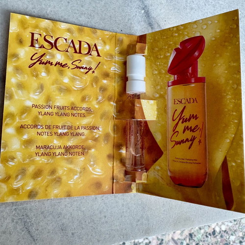 Escada Yum Me, Sunny! Mini Tester Body Mist new, authentic
